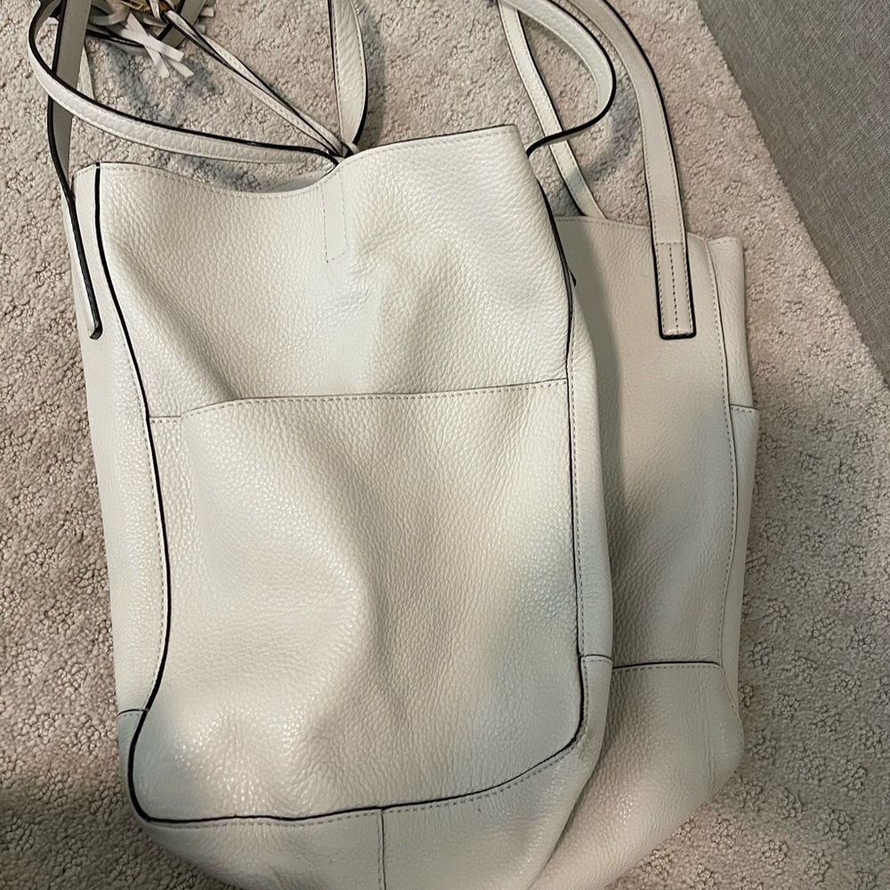 White Michael kors bag